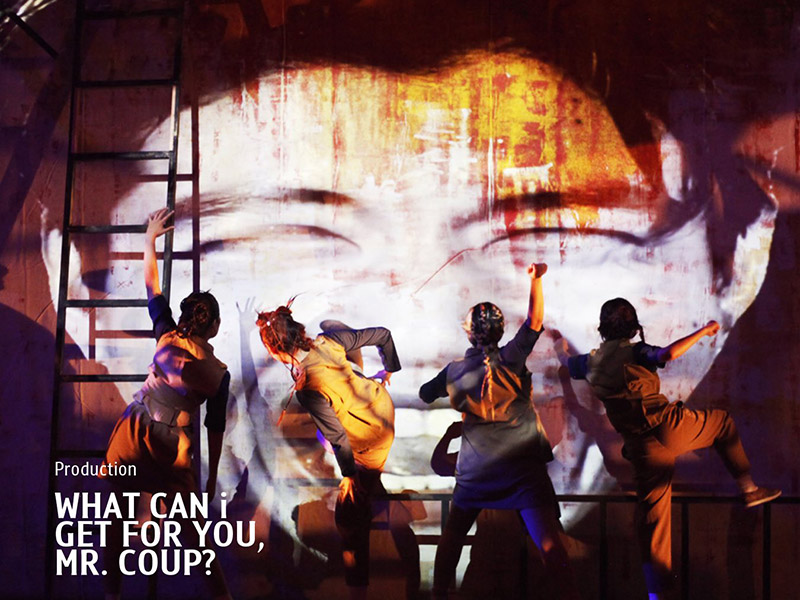 WHAT CAN I GET FOR YOU, MR. COUP – ผลงานการละคอนนิพนธ์ 2567 | สาขาการละคอน ม.ธรรมศาสตร์